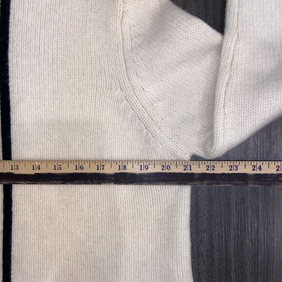 Rosanna Cream & Black Lambswool High Neck Sweater Size Large - Picture 6 of 11